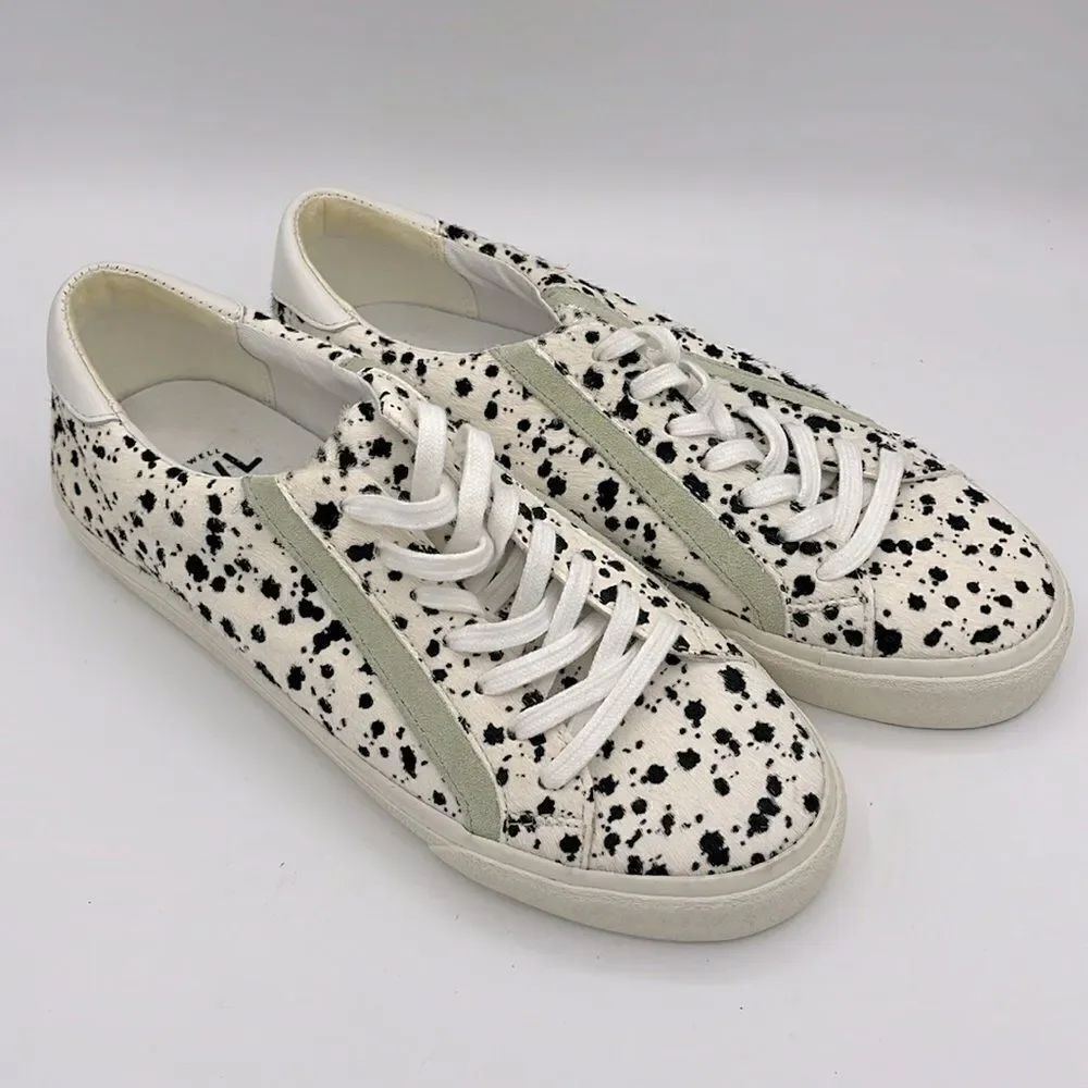 Madewell sidewalk spot dot low top lace up sneaker